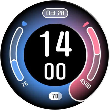 Modern Edge Watch Face screenshot 20