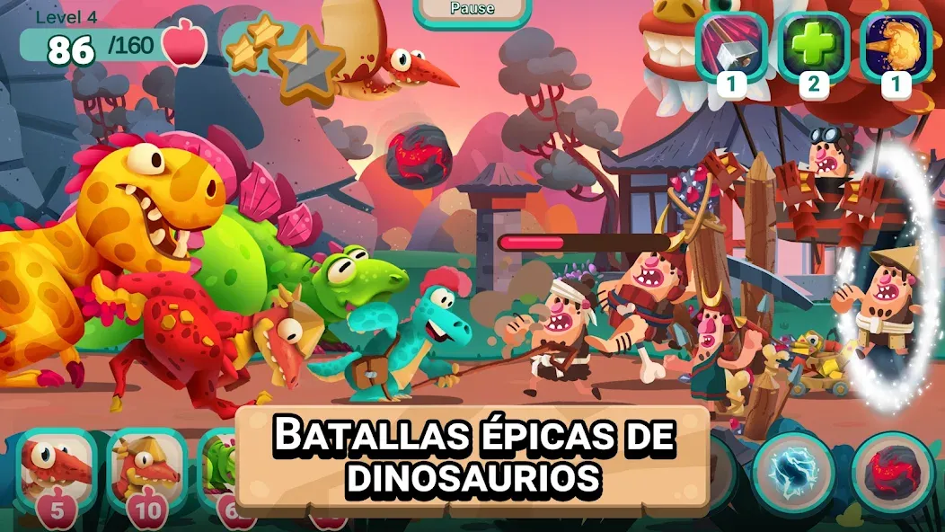 DINO BASH: Viaje en el Tiempo screenshot 5