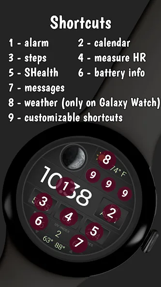 SWF Digital Mastery Watch face screenshot 6