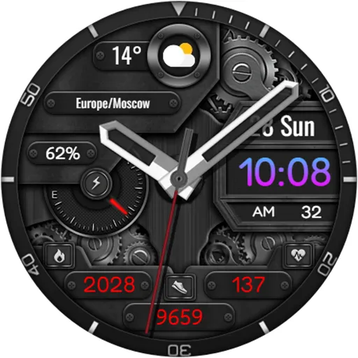 Hybrid NOMATO URX98 Watch face screenshot 19