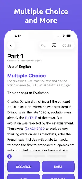 Cambridge C2 Exam Simulator screenshot 4