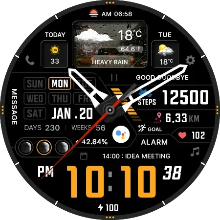 SamWatch AD Neon Weather screenshot 37