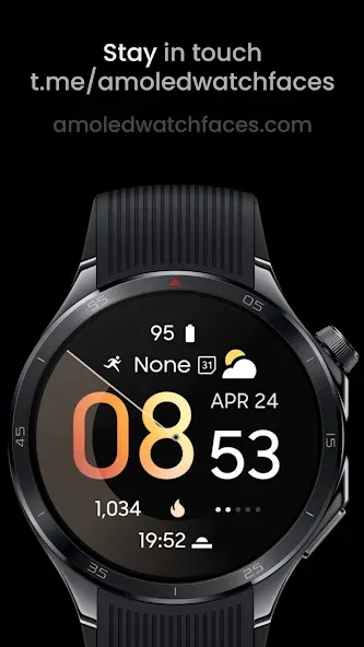 Wave: Wear OS watch face screenshot 3