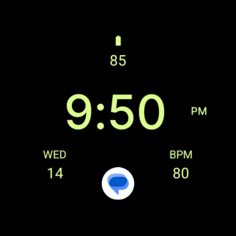 Simply Black Watch Face screenshot 5