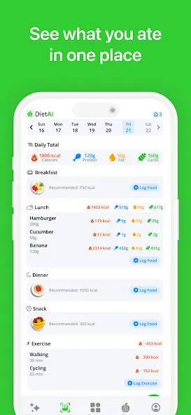 Calorie Counter・Planner・DietAI screenshot 7