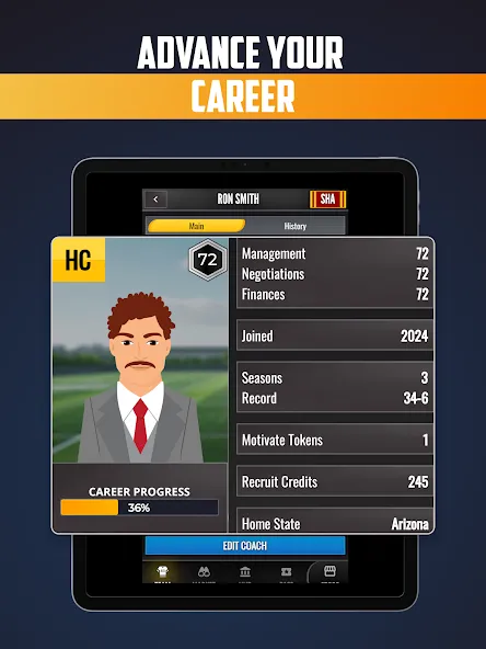 ULT College Football Coach screenshot 23