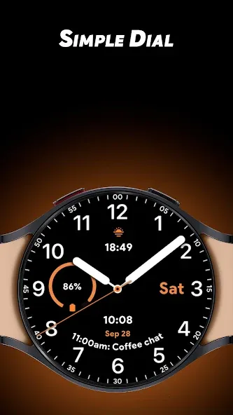 Simple Dial - Watch face screenshot 1