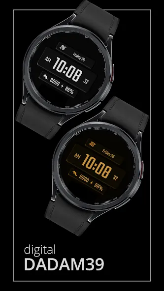 DADAM39: Modern Dark Dial screenshot 1