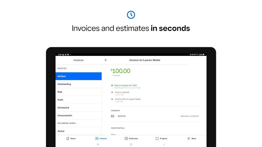 Square Invoices: Invoice Maker screenshot 12