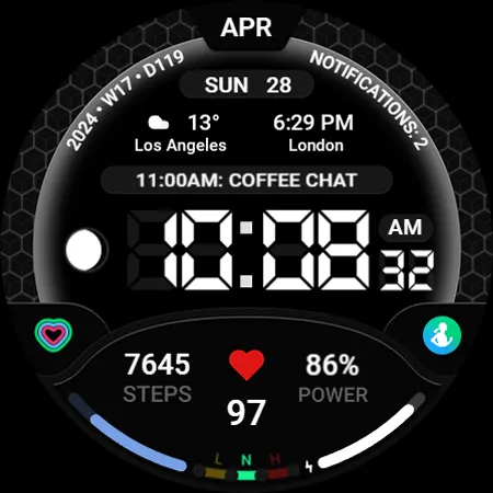 TVV Digital 3 Watch Face screenshot 8
