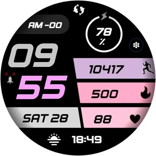 Modern Digital Cool Watch EC34 screenshot 20