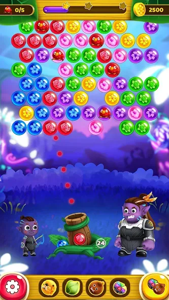Flower Games - Bubble Pop screenshot 7