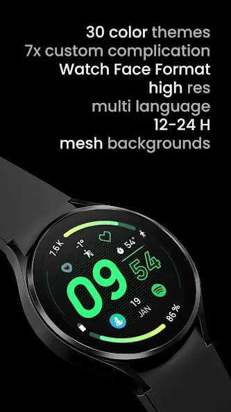 Pace 2: Watch face screenshot 2