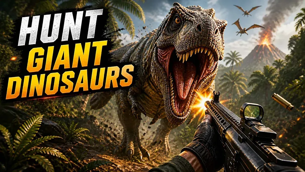 Cazador Dino: FPS Disparos screenshot 1