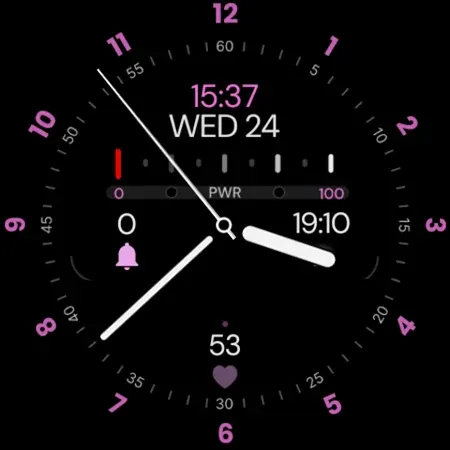 Minimal Black v32 Watch Face screenshot 11