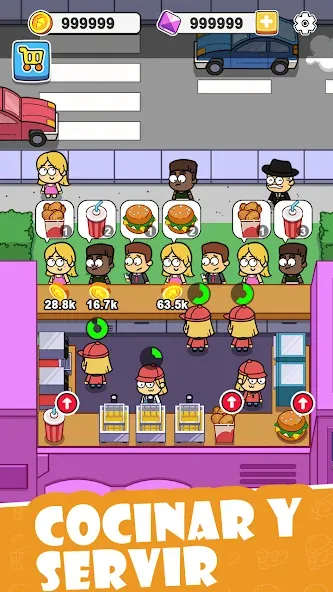 Idle Food Bar: cocina screenshot 1