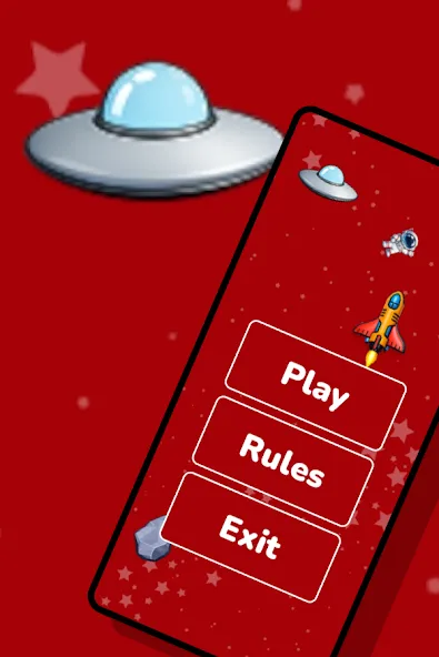 Red Space - Cosmonaut Saving screenshot 1