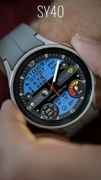 SY40 Watch Face for Wear OS screenshot 5