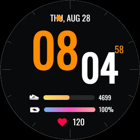Vital Edge Premium WatchFace screenshot 20