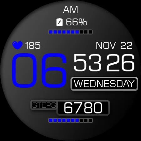Key110 Digital Watch Face screenshot 25