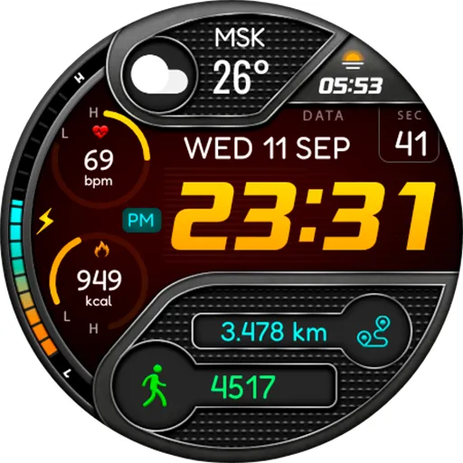 Digital Berulyk Watch Face screenshot 10