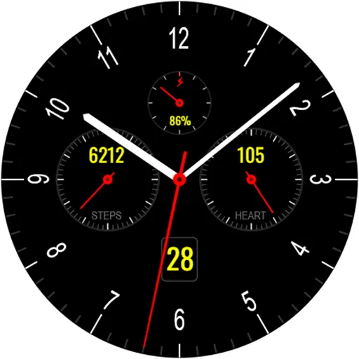 Analog MINUM Watch face screenshot 16