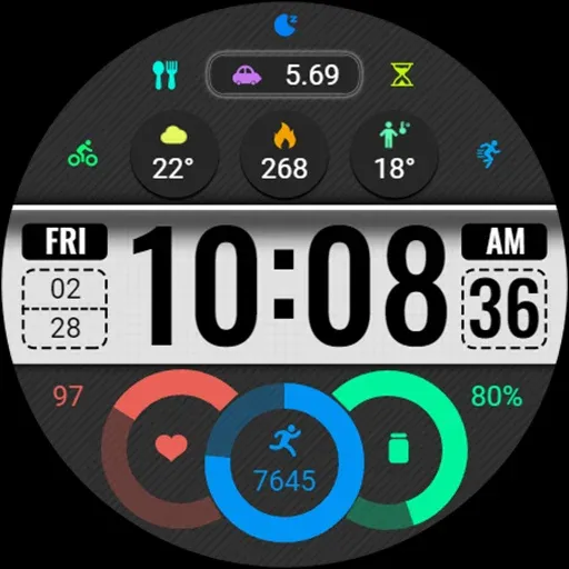 ZKin Watch Dark Color Function screenshot 7