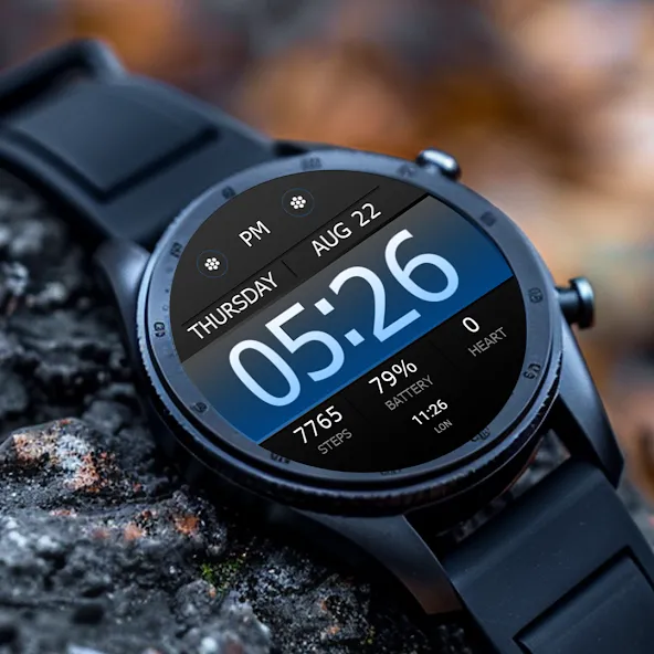 Key WF40 Digital Watch Face screenshot 1