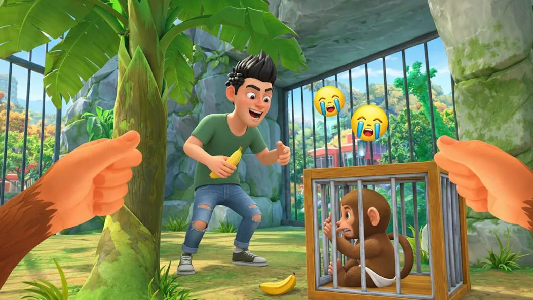 Naughty Monkey Zoo Prankster screenshot 1