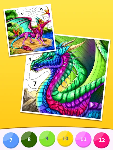 Relax: colorear por número screenshot 13