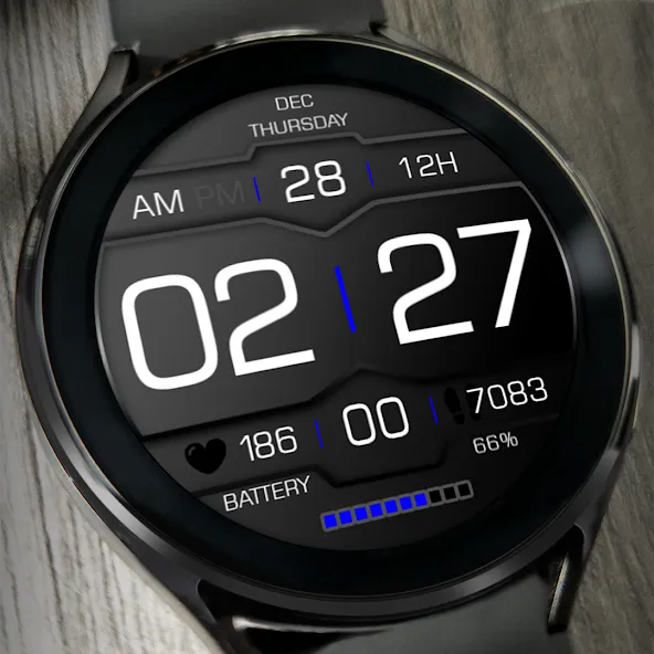 Key120 Digital Watch Face screenshot 3