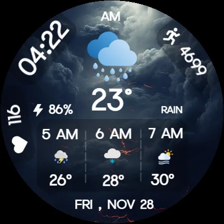 Hourly Weather for Wear OS screenshot 18