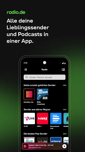 radio.de - Radio und Podcast screenshot 1