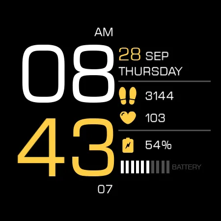 Key094 Simple Watch Face screenshot 27