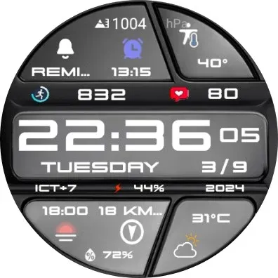 N-SPORT581 Color Digital Watch screenshot 9