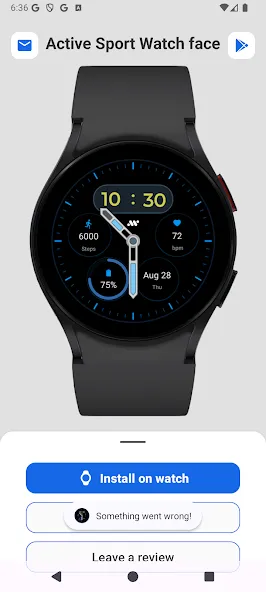 Active Sport watch face screenshot 1