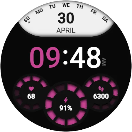 DS D002 - Digital watch face screenshot 8