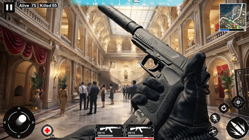 Call of Battle: Casino Robbery screenshot 1