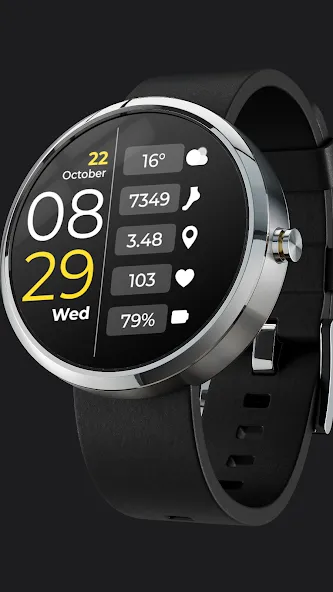 CC Clean 22 Watch Face screenshot 1