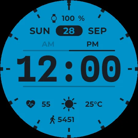 Clear Type Watch Face screenshot 7