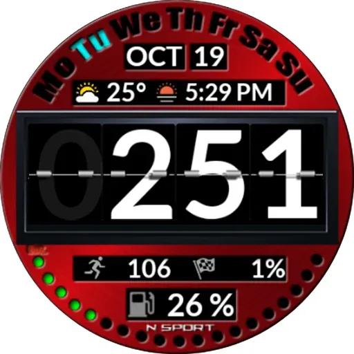 NTV520 - Digital watch face screenshot 26