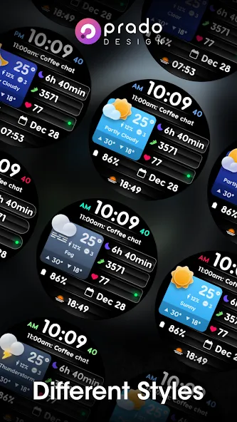 PRADO 71 Weather Watch Face screenshot 5
