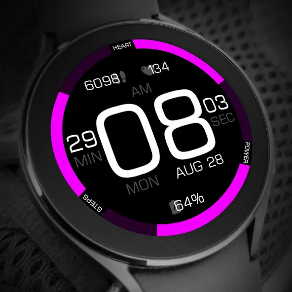 Key089 Digital Watch Face screenshot 7