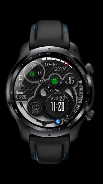 Digital Watch Face CUE104 screenshot 4