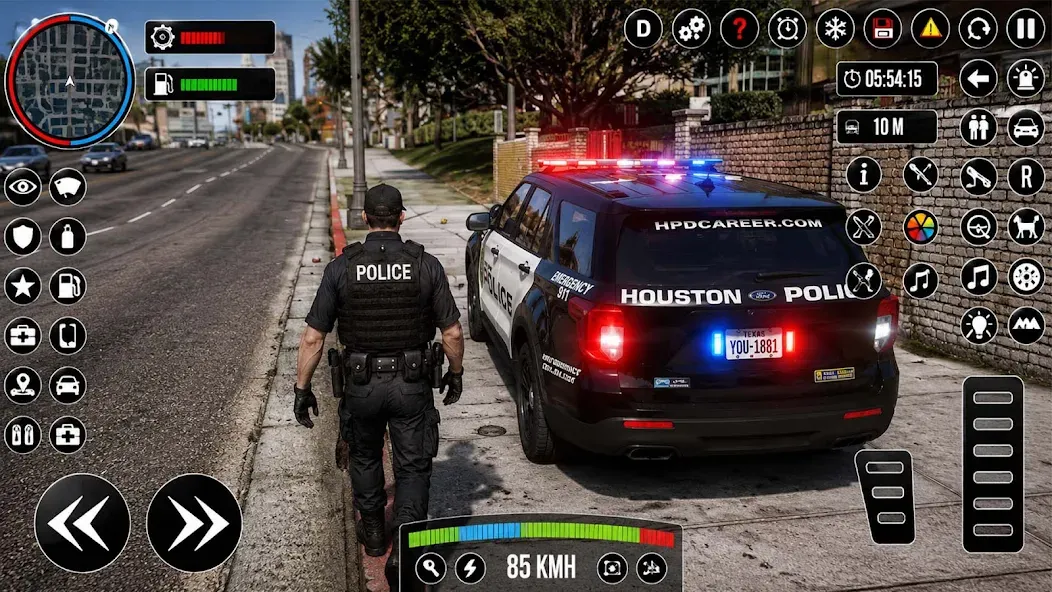 Police Car Speed Chase Sim 3D screenshot 4