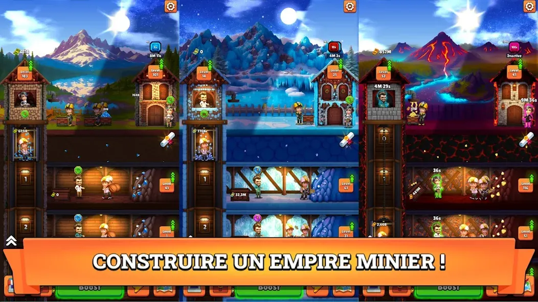 Idle Mining Company: Idle Jeu screenshot 1