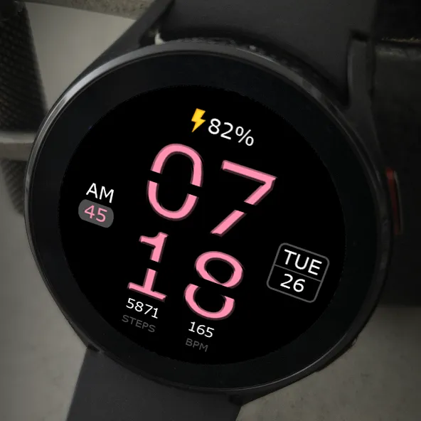 Key WF12 Digital Watch Face screenshot 8
