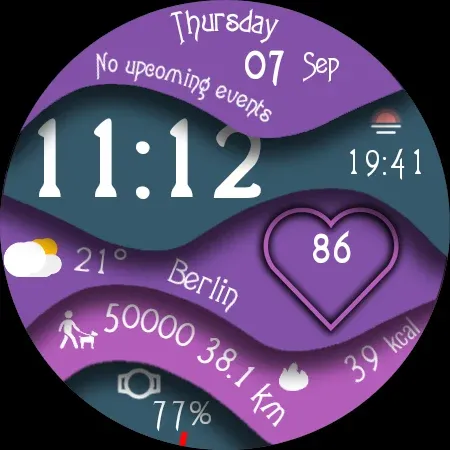 Ccwf022 Digital Watch Face screenshot 10
