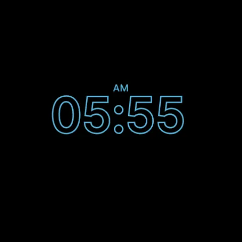 Black Face Watch Face screenshot 8