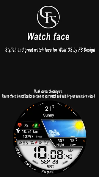 Weather w269 Watchface screenshot 18